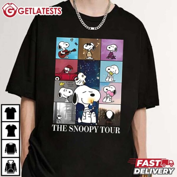 Snoopy The Eras Tour Swifties T Shirt (2)