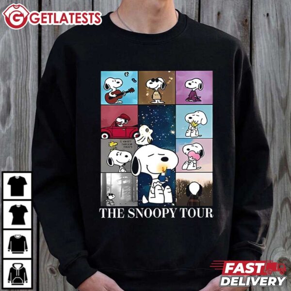 Snoopy The Eras Tour Swifties T Shirt (4)