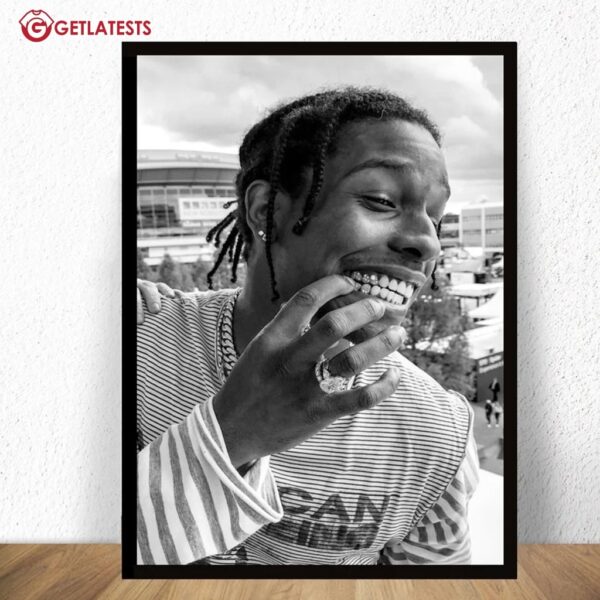 Asap Rocky Grillz Wall Print Poster