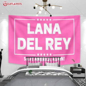 Lana Del Rey Save America Again Wall Tapestry