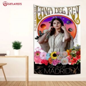 Lana Del Rey LA to the Moon Tour Wall Tapestry