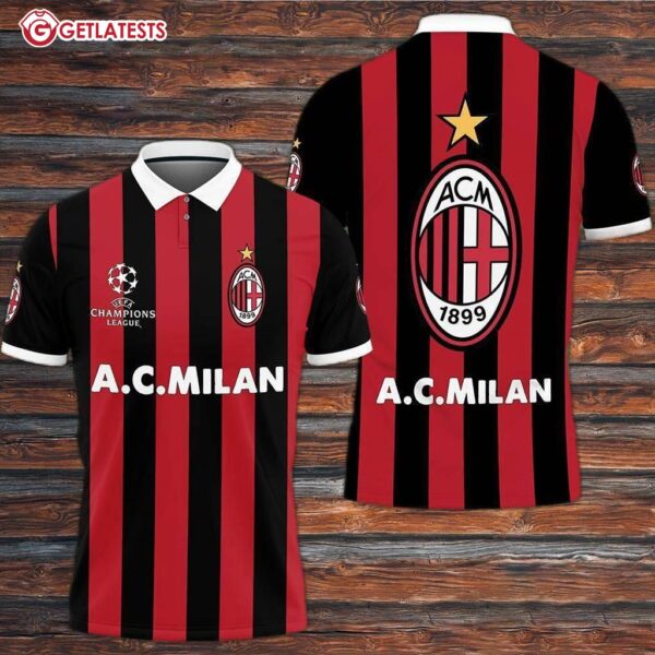 AC Milan UEFA Champions League Polo Shirt