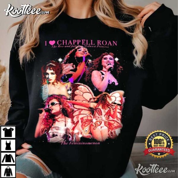 Chappell Roan The Rise and Fall of a Midwestern Princess Concert T Shirt (3)
