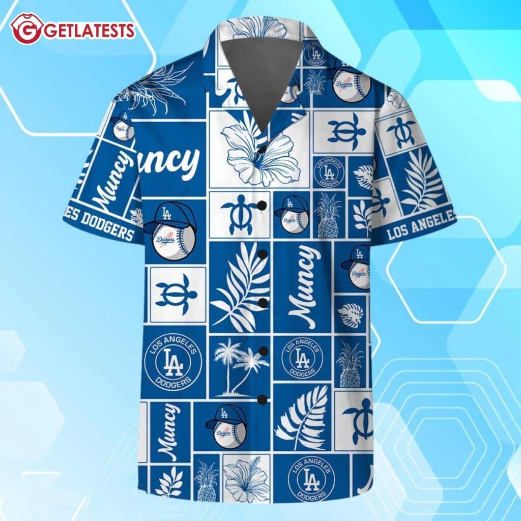 Max Muncy Los Angeles Dodgers MLB Hawaiian Shirt And Shorts (1)