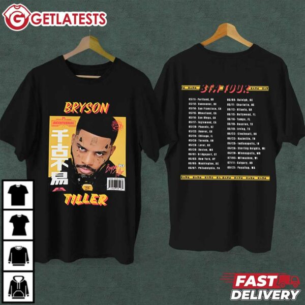 Bryson Tiller BTA Tour T Shirt (1)