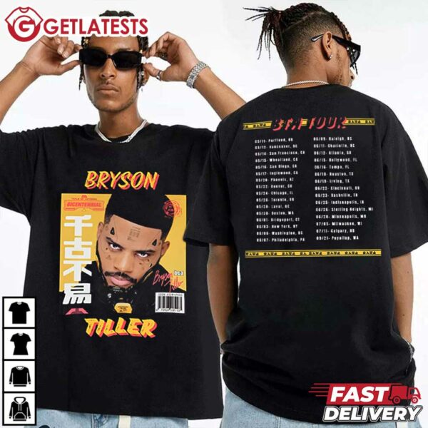 Bryson Tiller BTA Tour T Shirt (2)