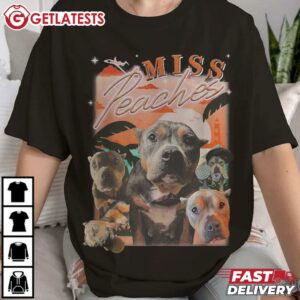 Miss Peaches Adopt Don’t Shop Pet T Shirt (2)