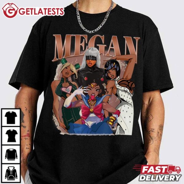 Megan Thee Stallion Moon Sailor T Shirt (3)