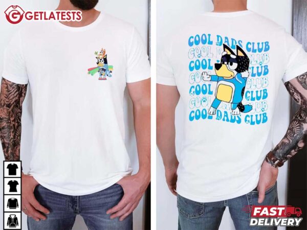 Bluey Cool Dad Club Vintage Gift for Dad T Shirt (1)