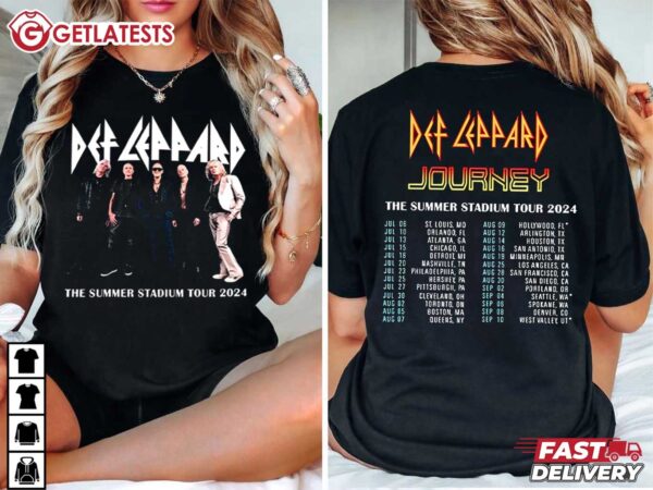 Def Leppard 2024 Summer Stadium Tour T Shirt (2)