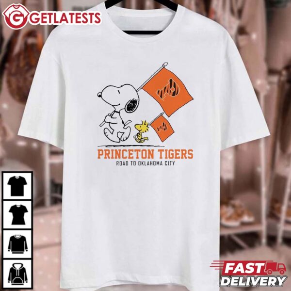 Snoopy x Princeton Tigers Road To Oklahoma City T Shirt (1)
