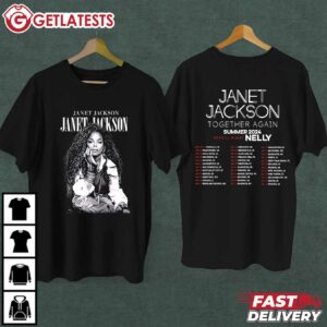 Janet Jackson Together Again 2024 Tour T Shirt (1)