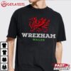 Wrexham Wales Welsh Dragon Vintage T Shirt (2)