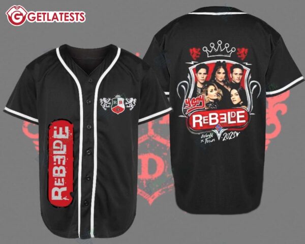 RBD Rebelde Tour Baseball Jersey Shirt