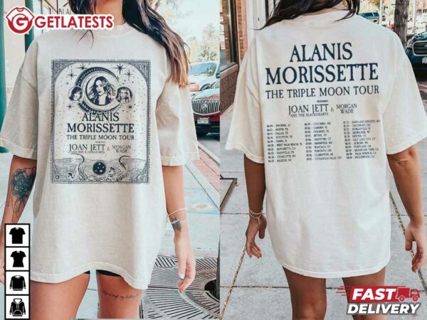 Alanis Morissette The Triple Moon Tour 2024 T Shirt (2)