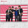 Big Time Rush Pink USA Flag Wall Tapestry (1)