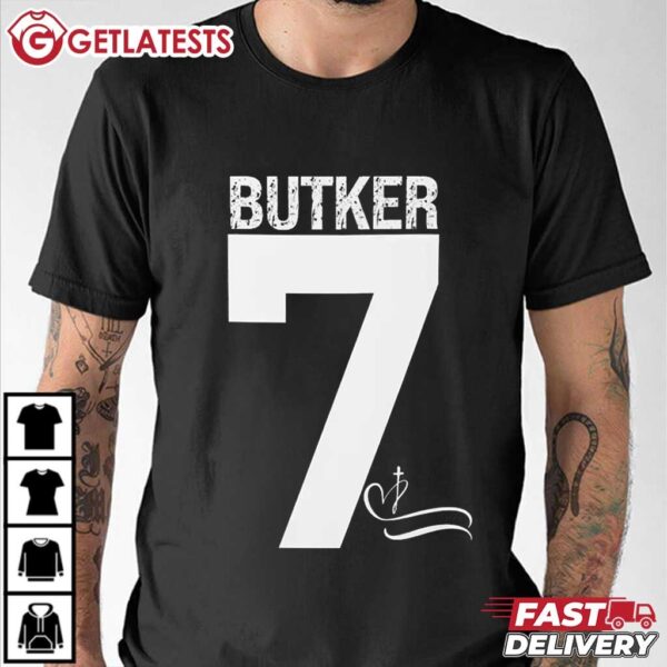 Harrison Butker Kansas City Kicker Jesus is King T Shirt (3)
