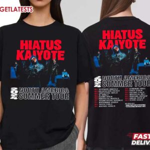 Hiatus Kaiyote 2024 North America Tour T Shirt (2)