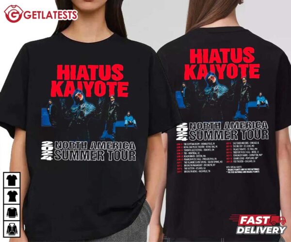 Hiatus Kaiyote 2024 North America Tour T Shirt (2)