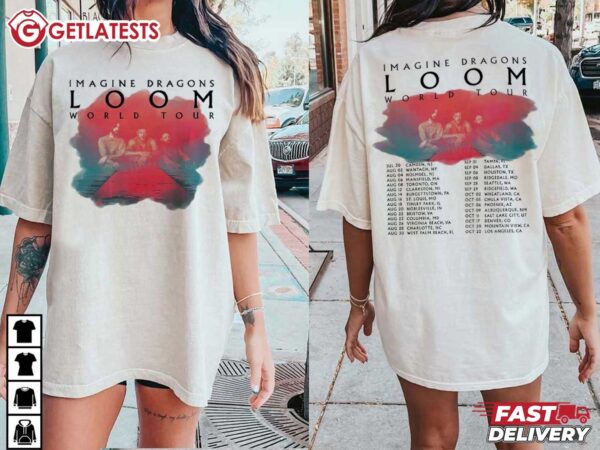 Imagine Dragons Loom Tour 2024 T Shirt (2)