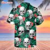 Hear No Evil See No Evil Speak No Evil Skull Hawaiian Shirt (2)