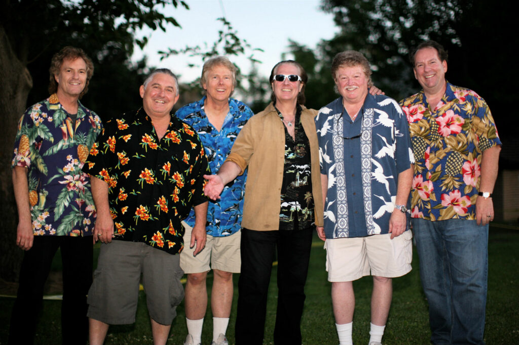 Beach Boys with Aloha shirt in style