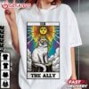 The Ally Cat Rainbow LGBTQ Tarot Card Pride T Shirt (1)