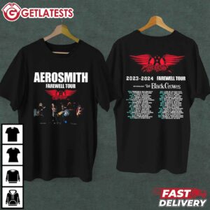 Aerosmith Peace Out Farewell Tour Band T Shirt (1) t shirt