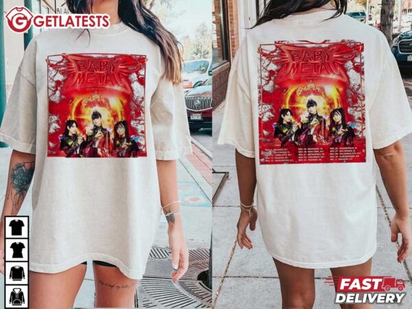 Babymetal 2024 Fall Tour T Shirt (2) Tshirt