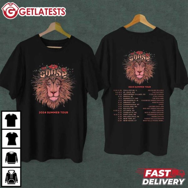 Goose Band 2024 Summer Tour T Shirt (1) Tee