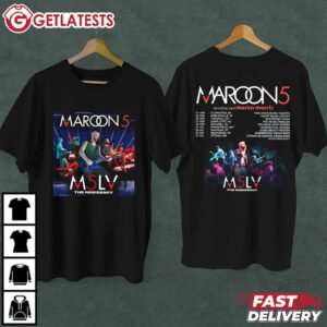 Maroon 5 M5LV the Residency 2024 Tour T Shirt (2) t shirt