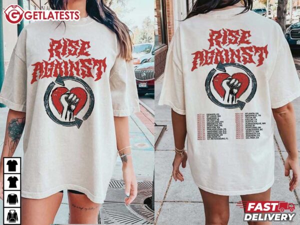 Rise Against 2024 Tour T Shirt (2) t shirt