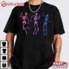 Subtle Bi Pride Dancing Skeleton LGBTQ+ T Shirt (3) t shirt