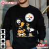 Peanuts Charlie Brown And Snoopy Pittsburgh Steelers T Shirt (3)