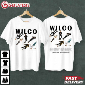 Wilco Rock Band Summer 2024 Tour T Shirt