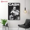 Johnny Cash Middle Finger Vintage Poster (1)