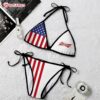 Budweiser USA Flag Fourth Of July Bikini Set Swimsuit Beach (1)