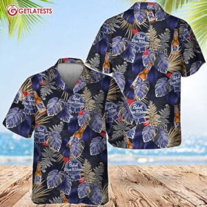 Pabst Blue Ribbon Summer Vibes Hawaiian Shirt