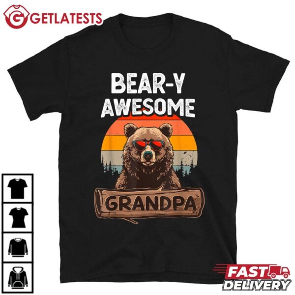 Bear y Awesome Grandpa Funny Gift for Grandfather T Shirt (1)