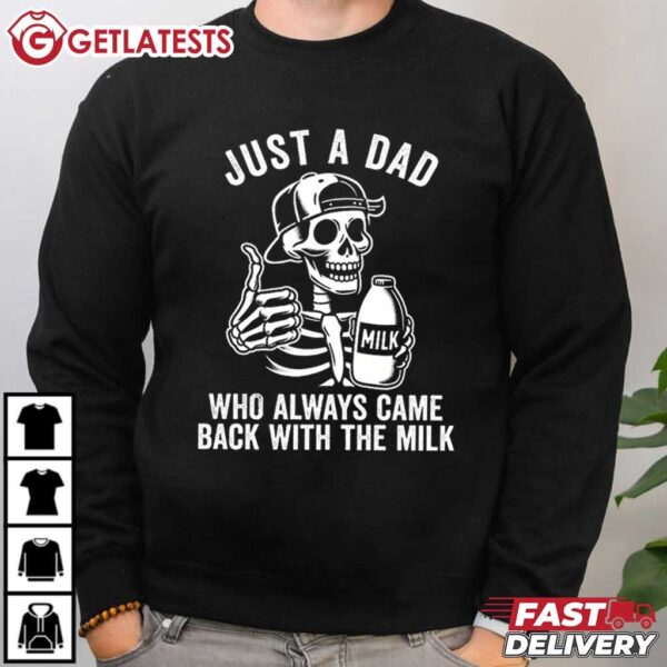 A Dad Who Always Came Back With The Milk Funny Skeleton Fathers (4)