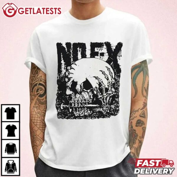NOFX Rock Band Skull T Shirt (2)