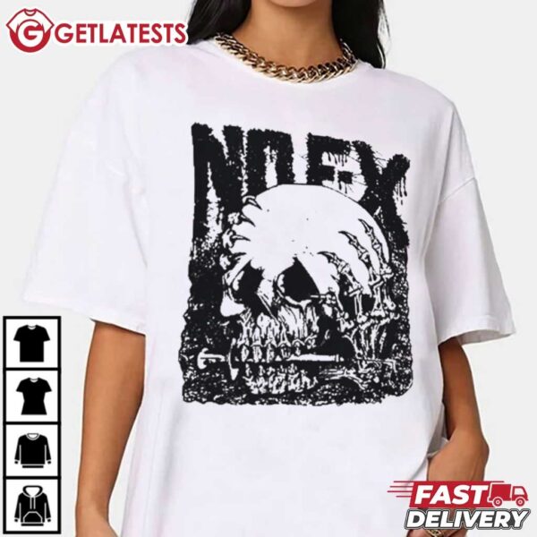 NOFX Rock Band Skull T Shirt (3)