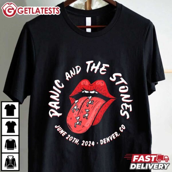 The Rolling Stones Panic and The Stones T Shirt (1)