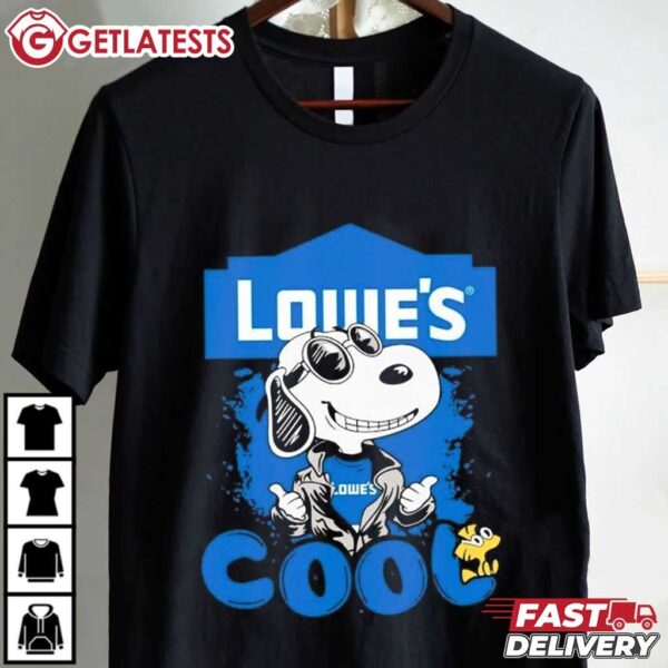 Snoopy and Woodstock x Lowe’s Logo T Shirt (1)