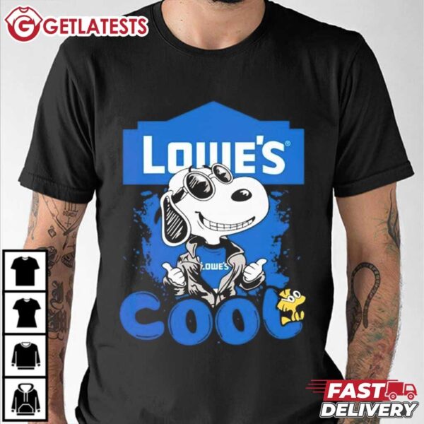 Snoopy and Woodstock x Lowe’s Logo T Shirt (2)