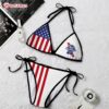 Pabst Blue Ribbon USA Flag Fourth Of July Bikini Set (1)