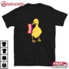 Lesbian Pride Duck Funny LGBTQ T Shirt (1)