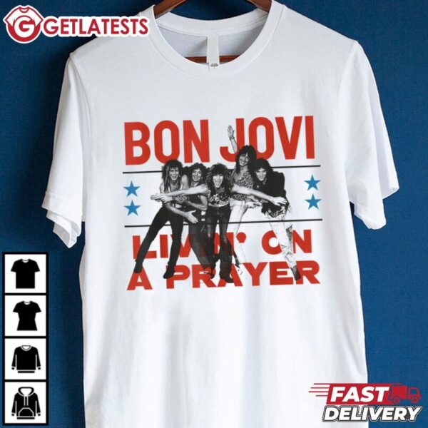 Bon Jovi Livin' On A Prayer T Shirt (2)