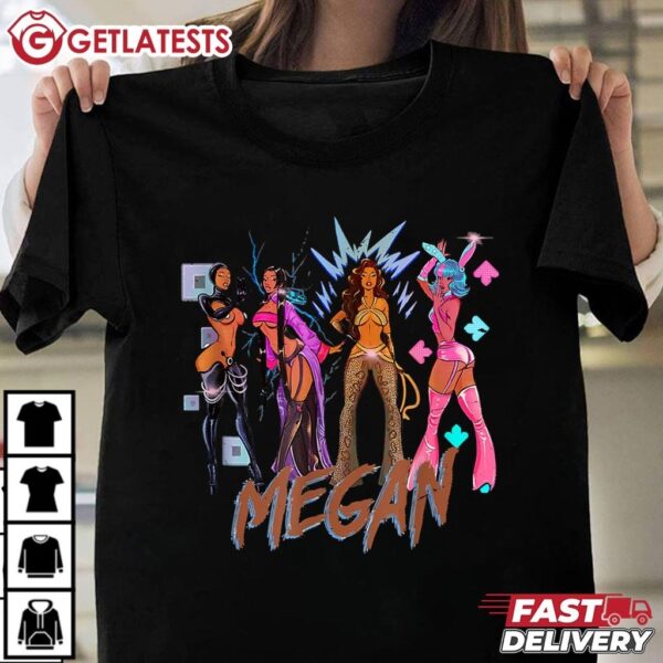 Retro Megan Moon Megan Thee Stallion T Shirt (2)