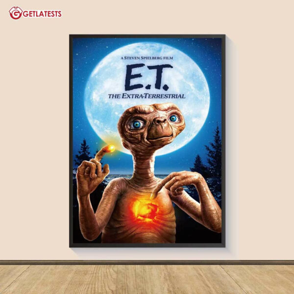 E T The Extra Terrestrial Movie Poster